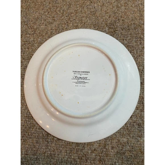 Signature Tuscan Cherries Plate - Picture 2 of 2